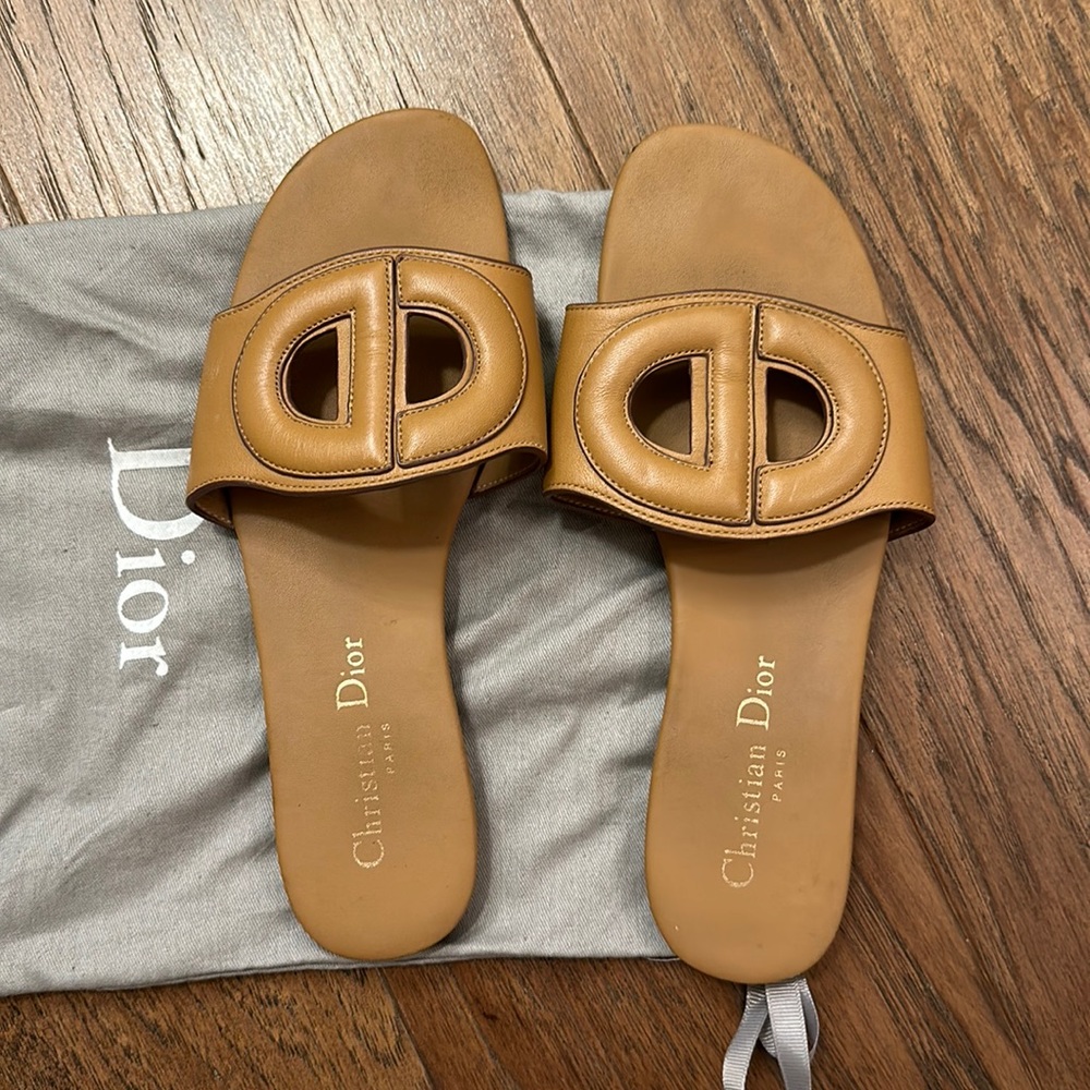 Leather Christian Dior sandals